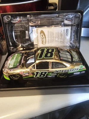 2010 Kyle Busch #18  Interstate Batteries  1/24th ELITE -  Gold 23/24 - Image 1 of 4