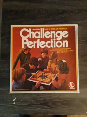 Juego de mesa vintage 1978 Lakesides juguete desafío perfección completo gran forma  Foto 1 de 4