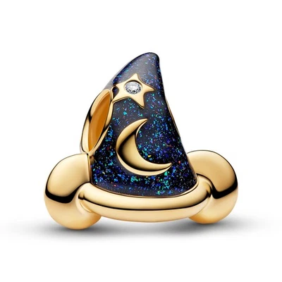 PANDORA Schmuck Charm Goldfarben Disney Micky Maus Zauberhut 764207C01 - Bild 1 von 4