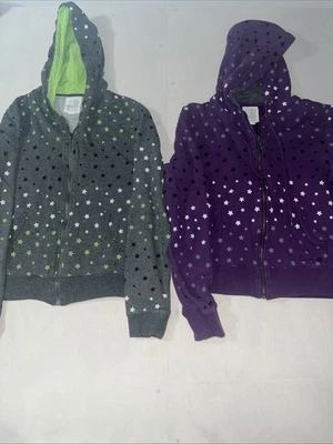 Juego de 2 sudaderas con capucha y cremallera Kirra Star medianas Y2K Juniors Foto 1 de 4