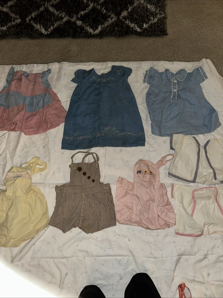 Antique Vintage Baby Clothes Boys And girls - Image 1 of 4