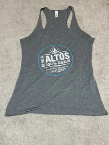 OLMECA ALTOS 100% AGAVE TEQUILA GRAY RACERBACK TANK SIZE M BELLA + CANVAS - Picture 1 of 5