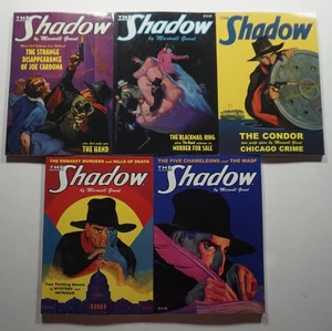 The Shadow Lot Vols 33-35, 56, 57 Nostalgia Ventures Pulp Fiction Reprints - Picture 1 of 2
