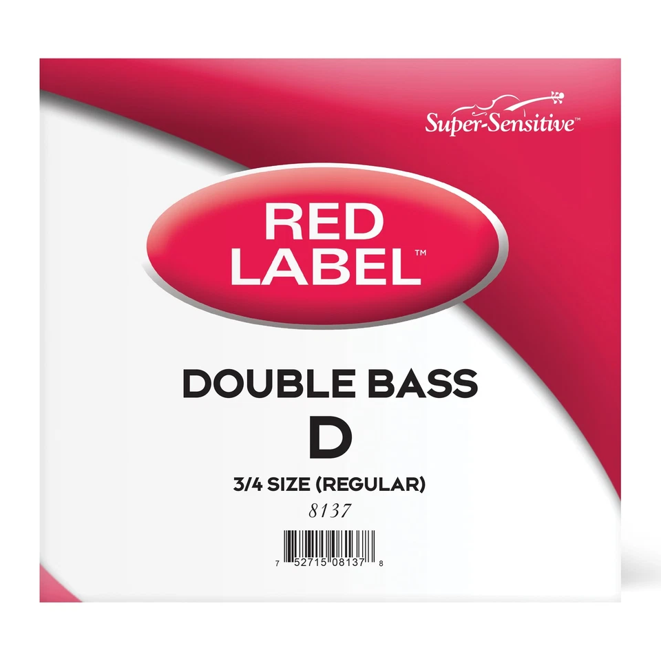 Red Label Bass D Single String 3/4 Regular - Image 1 of 1