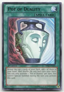 Yu-Gi-Oh TCG #BP02-EN160 Pot of Duality 1st Edition Rare NM - Picture 1 of 2