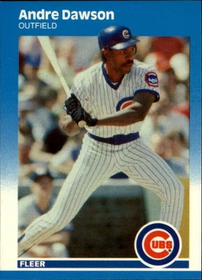 Tarjeta de béisbol Fleer Update 1987 #24 Andre Dawson Foto 1 de 2