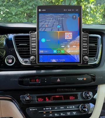 9.7" For Kia Sedona 2015-2021 Android15 Carplay Car Stereo Radio GPS NAVI +CAM - Image 1 of 4