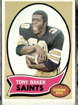 1970 Topps Tony Baker New Orleans Saints #243 - Image 1 of 2