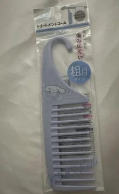 Peine de pelo CINNAMOROLL Hello Kitty Sanrio peine desenredante azul con gancho Corea Japón Foto 1 de 2