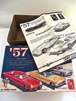 1957 Ford T-Bird Sport 3 in 1 Customizing Kit ONLY Box & Instructions - Image 1 of 4
