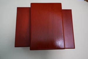 5 x Single Wood Display Box For 1 Storage Holder Slab - Picture 1 of 2