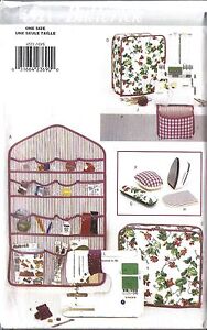 UNCUT Vintage Butterick Pattern Designer Sewing Accessories Organizer Cover 4521