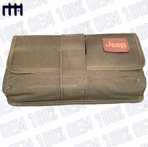 2005 Jeep Liberty Owners Manual Set Case Maintenance Logbook Khaki Green Canvas - Picture 1 of 16