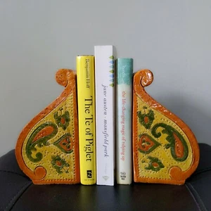 Vtg Mid Century Italy Bitossi Pottery Bookends - Picture 1 of 9