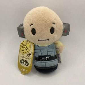 Peluche Hallmark Itty Bittys Star Wars Lobot ESB 4" edizione limitata nuovo con etichette Bitty - Foto 1 di 2