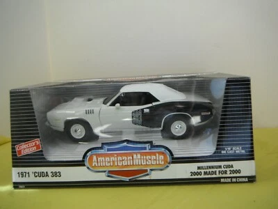 1971 Plymouth Cuda 383 Millennium Cuda Collector's Edition ERTL 1:18 Scale - Image 1 of 4