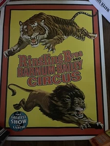 Ringling Bros and Barnum & Bailey 1945 Circus Advertisement Poster - 20x28 - Picture 1 of 4