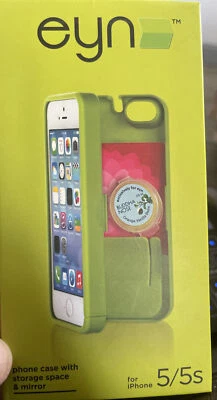 EYN all in case Card Holder Wallet Case for iPhone 5/5s - Chartreuse￼ - Image 1 of 2