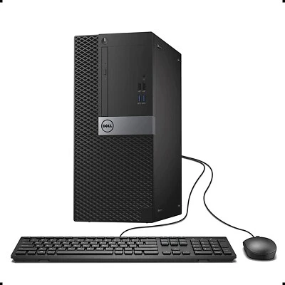 Dell OptiPlex 7040 MT Core i7 6700 3.4 GHz 16GB RAM  1 TB HDD Win 10 Pro - Image 1 of 3