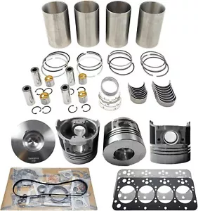 Juego de kit de reconstrucción de revisión de motor V4300 V4300-3A para tractor Kubota M7950F M7950 - Imagen 1 de 5