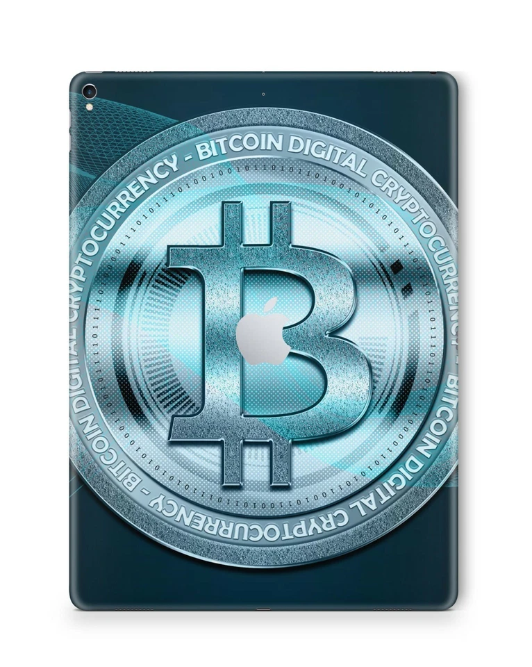 Apple iPad Skin Schutzfolie Aufkleber Wrap Design Sticker Folie Skins Bitcoin - Bild 1 von 1