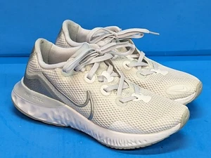 Nike Renew White Silver Running Shoes Sneakers CK6360-003 Women’s Size 6 - Picture 1 of 11