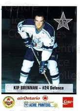 1998-99 Sudbury Wolves Police #17 Kip Brennan