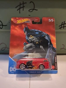 Hot Wheels Pop Culture DC Haulin' Gas Red Batman 2022 NEW 5/5 - Picture 1 of 4
