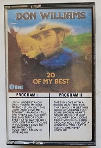 Don Williams 20 Of My Best Country Cassette Tape - Picture 1 of 3