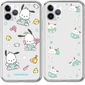 Pochacco Variety Clear Jelly Case for iPhone 16 15 Pro Pro Max Plus - Picture 1 of 32