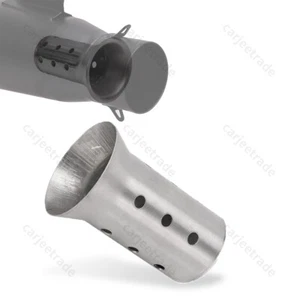 Universal 51mm Removable Motorcycle Exhaust Muffler Baffle Silencer DB Killer - Foto 1 di 4