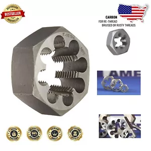 DWT Series Carbon Steel Hex NPT Pipe Rethreading Die - Compact & Efficient - Picture 1 of 6