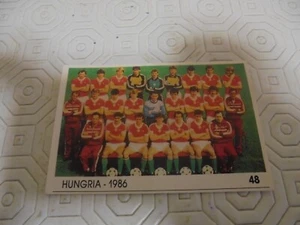 #48 Hungary old portuguese collection sticker World Cup Mexico 86 - Picture 1 of 2