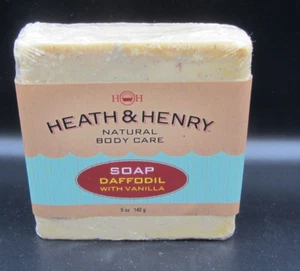 Dionis Heath & Henry Olive Oil Soap for Cracker Barrel Daffodil Vanilla 5 oz Bar - Picture 1 of 4