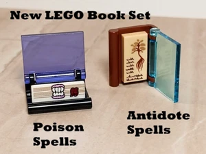 Pagine libri LEGO nuove con denti antidoto veleno lotto di 2 libri Harry Potter - Foto 1 di 1