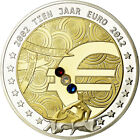 [#716106] Niederlande, Medaille, 10 ans de l'Euro, Politics, Society, War, 2012,