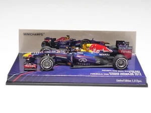 MINICHAMPS 1:43 RED BULL RB9 S. VETTEL GANADOR INDIO GP CAMPEÓN MUNDIAL 2013 - Imagen 1 de 4