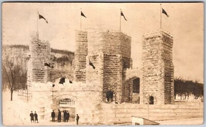 Postcard RPPC 1909 Montreal Quebec Carnival Ice Palace Castle - Picture 1 of 2