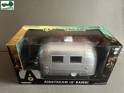 Voiture miniature Caravane AirStream 16 Bambi Greenlight au 1/24 - Photo 1/4