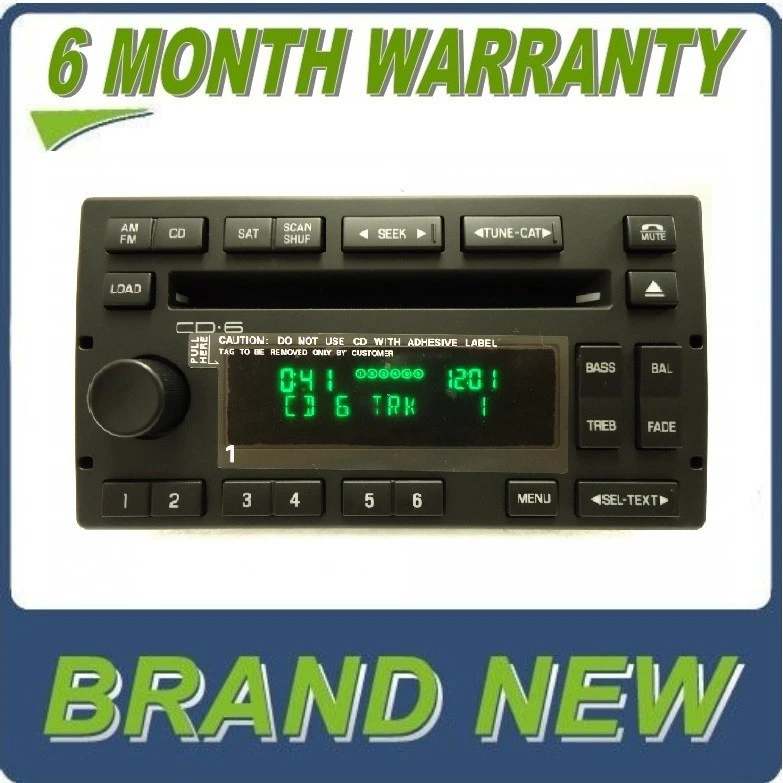 NEW FORD Crown Victoria MERCURY Grand Marquis OEM Radio 6 Disc Changer CD Player - Image 1 of 4