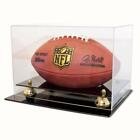 UV Protected DELUXE FULL SIZE FOOTBALL DISPLAY CASE with ALL CLEAR TOP
