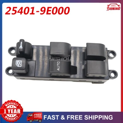 Front Left DS1407 Window Switch For 2000-04 Nissan Frontier Xterra Altima Sentra - Imagem 1 de 4