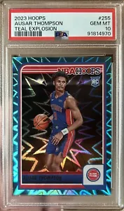 2023 Reifen Ausar Thompson Rookie blaugrün Explosion #255 Kolben PSA 10 EDELSTEIN 🙂 🙂 - Bild 1 von 3