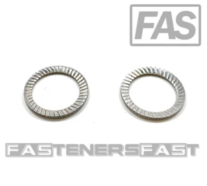 (50) M12 Stainless Steel Type S Safety Lock Washer - Schnorr style washer A2 - Picture 1 of 4