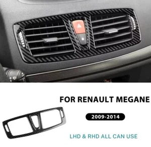 Guarnizione pannello aria condizionata centrale fibra di carbonio Renault Megane RS Fluence 2009-2014 - Foto 1 di 5