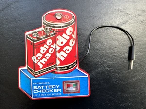 Comprobador de batería Radio Shack Micronta vintage ¡FUNCIONA! Divertido Retro - Imagen 1 de 7