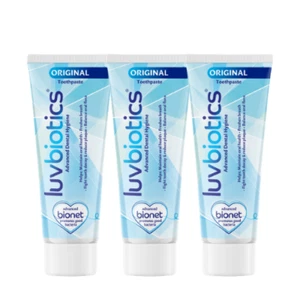 Luvbiotics - Original Toothpaste, 75 ml - Pack of 3