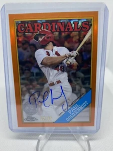 Paul Goldschmidt - 2023 Topps Cromo - Naranja Automático /25 - Cardenales - Imagen 1 de 2