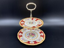 Royal Albert Lady Hamilton 2 tiers Cake Stand Bone China England