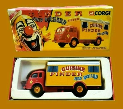 Corgi Pinder Jean Richard 71402 Renault Faineant Fourgon Cuisine Circus Truck  - Image 1 of 4